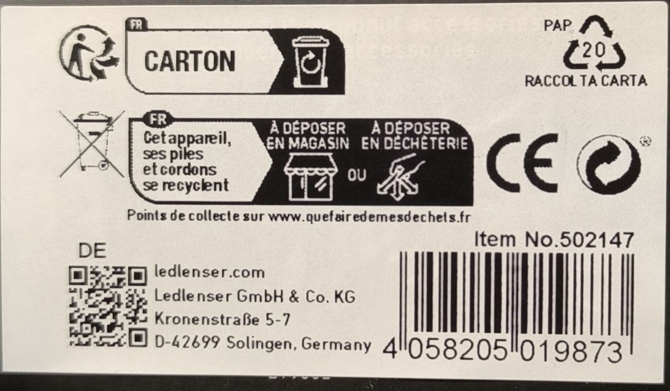 LED LENSER LEDLENSER MH5 outdoor tölthető LED fejlámpa 400lm/180m Li-ion, fekete szürke termék fő termékképe