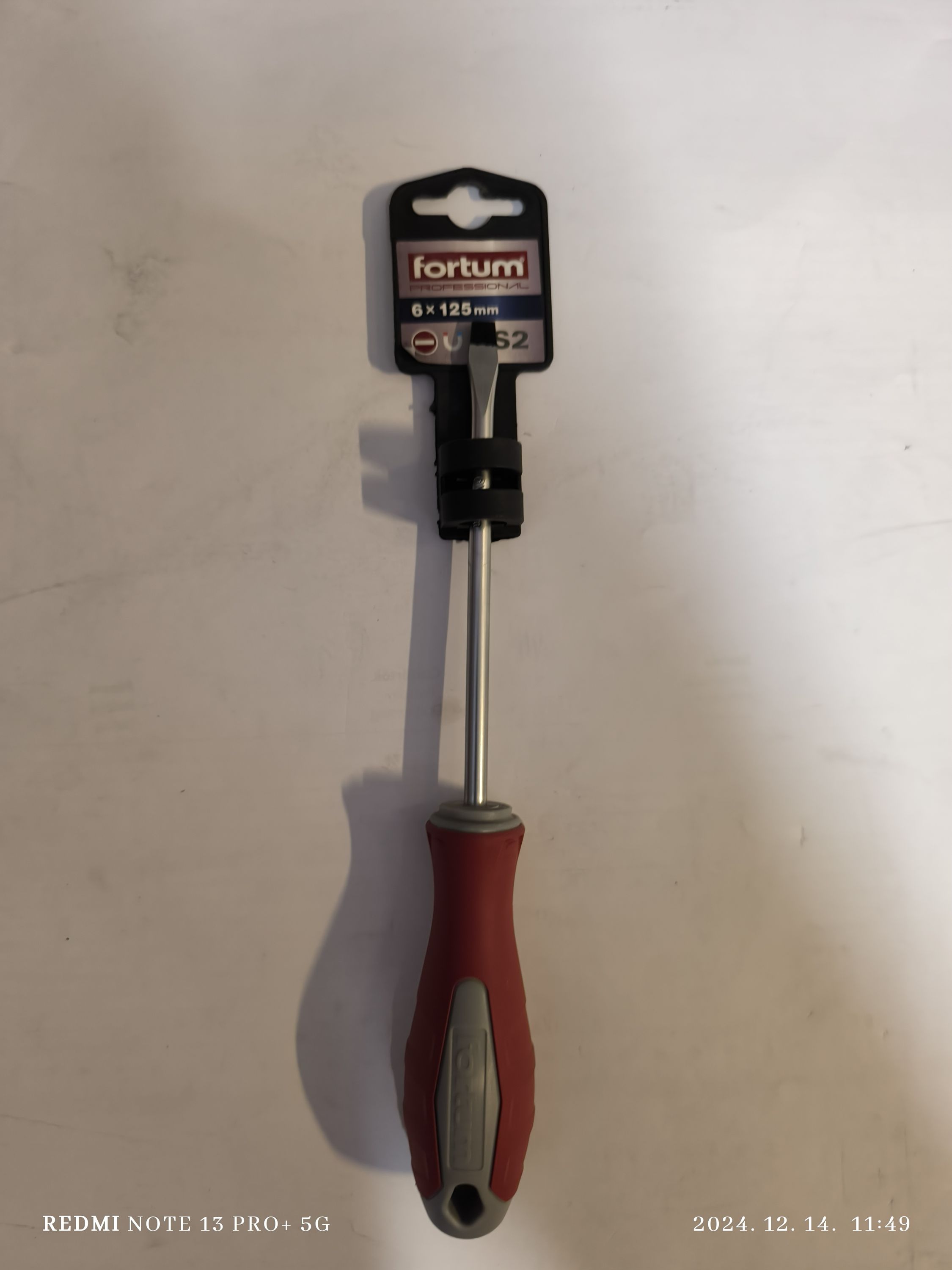 Fortum FORTOM Csavarhúzó lapos  6x125mm mágneses termék fő termékképe