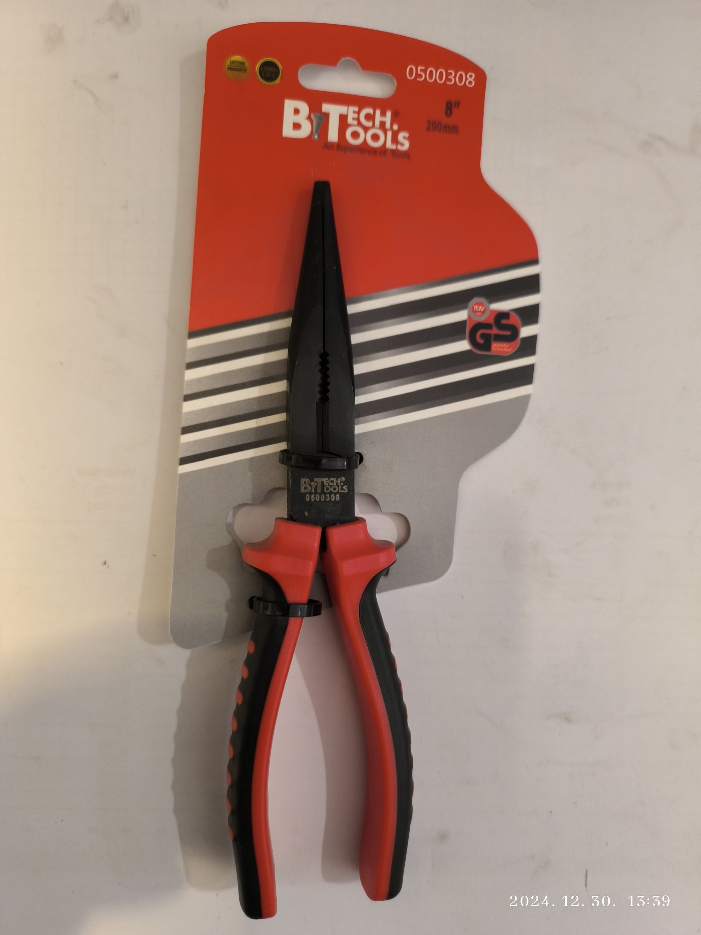 B-TECHTOOLS Csőrös fogó 200mm termék fő termékképe