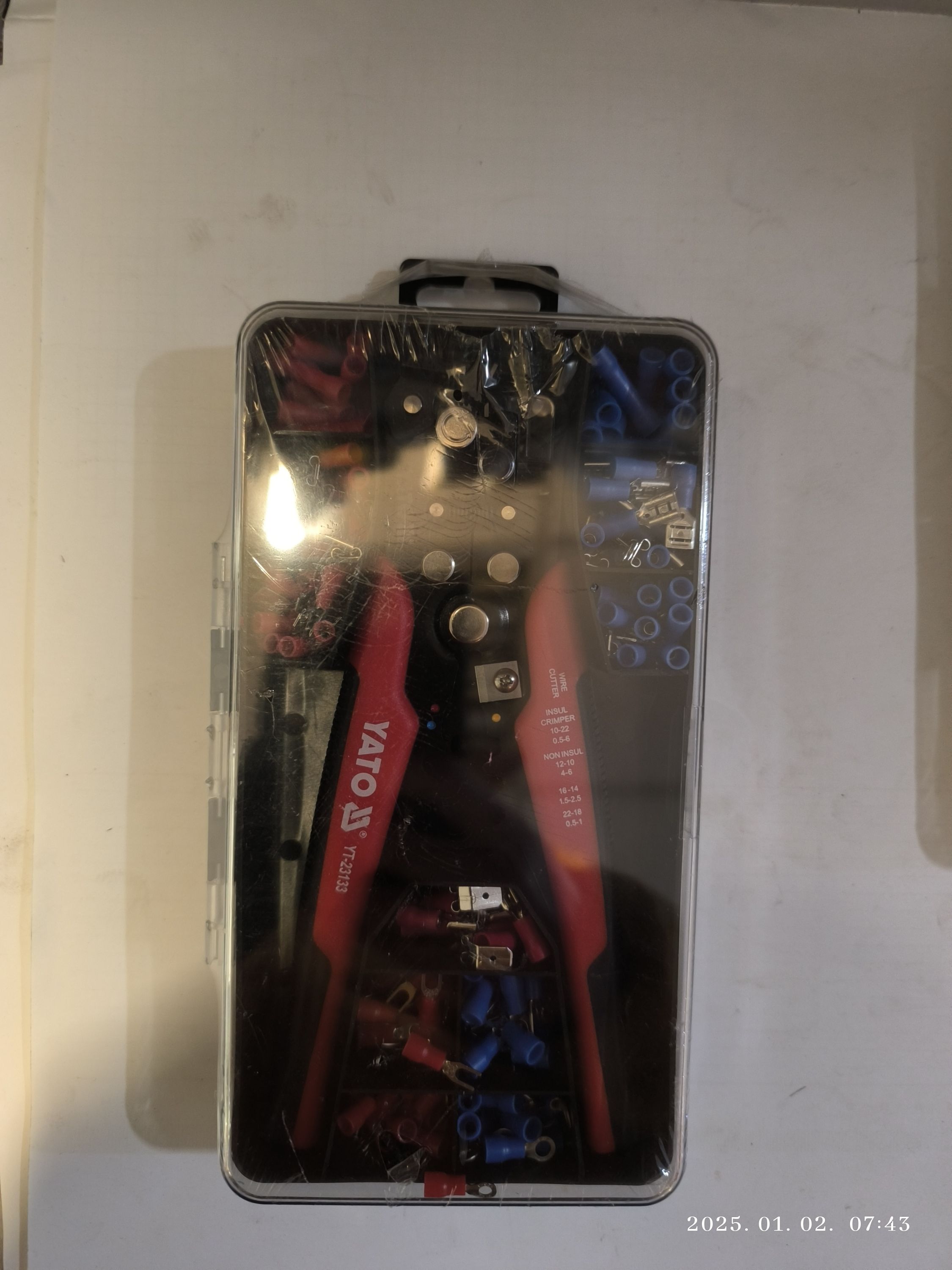 YATO Blankoló fogó 205mm+ sarú készlet 191 PCS termék fő termékképe