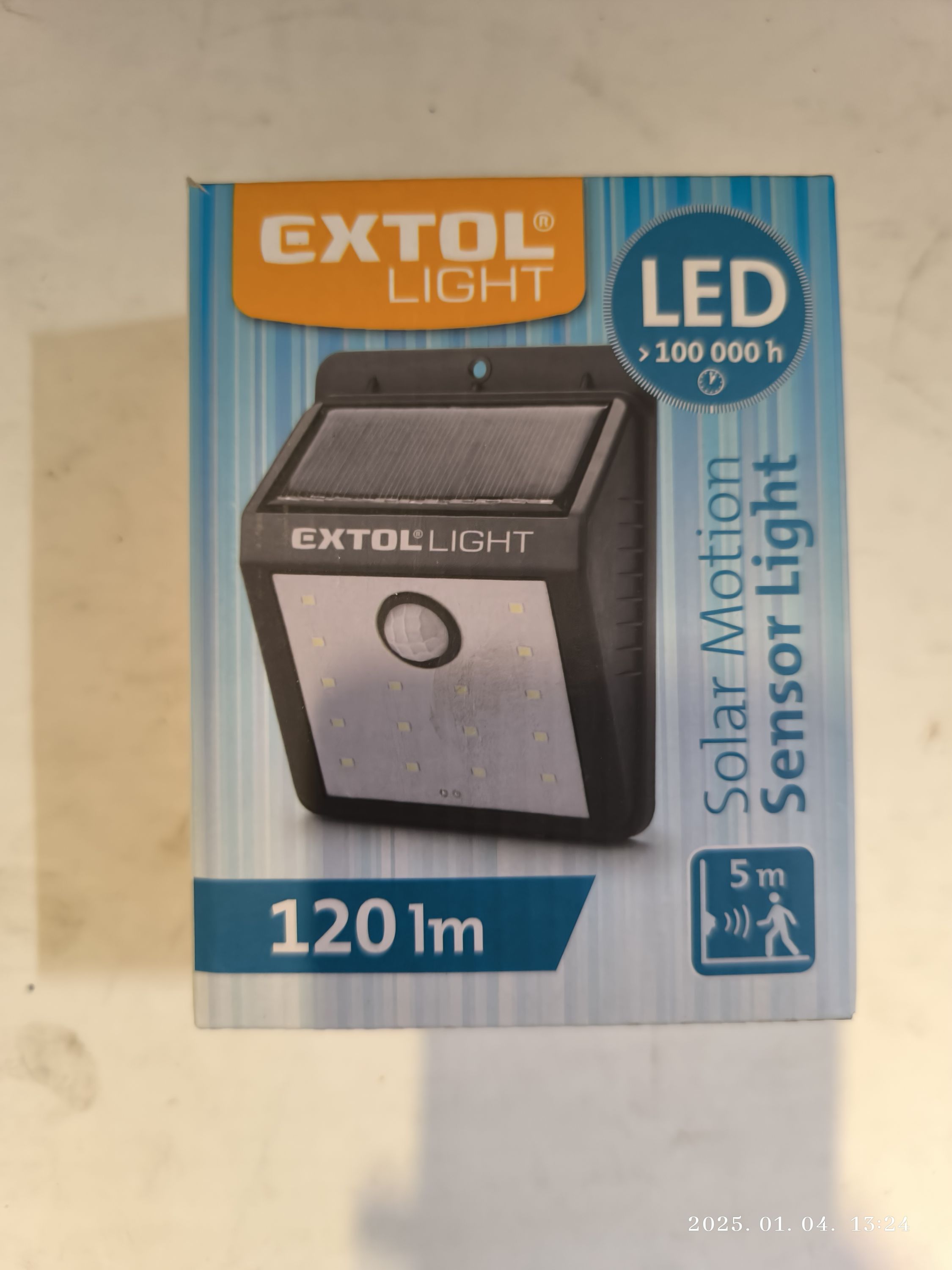 EXTOL PREMIUM Led reflektor mozgásérzékelővel, napelemes töltés termék fő termékképe