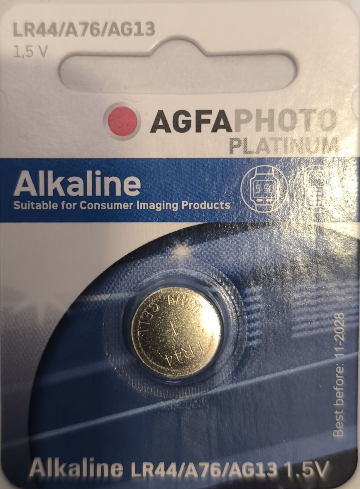 AgfaPhoto Platinum Gombelem alkáli AG13 LR44 termék fő termékképe
