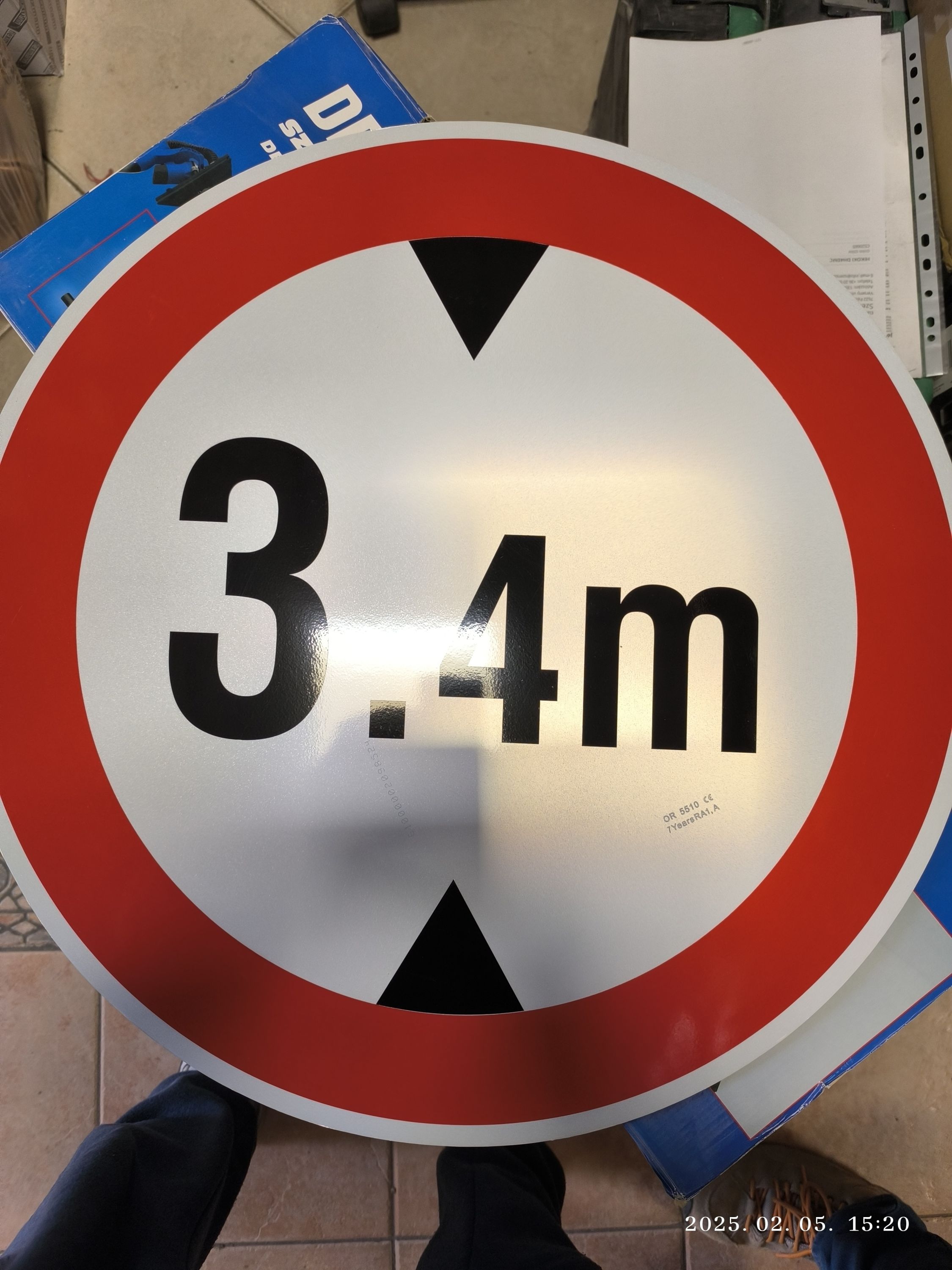 MAGASSÁGKORLÁTOZÁS TÁBLA termék fő termékképe