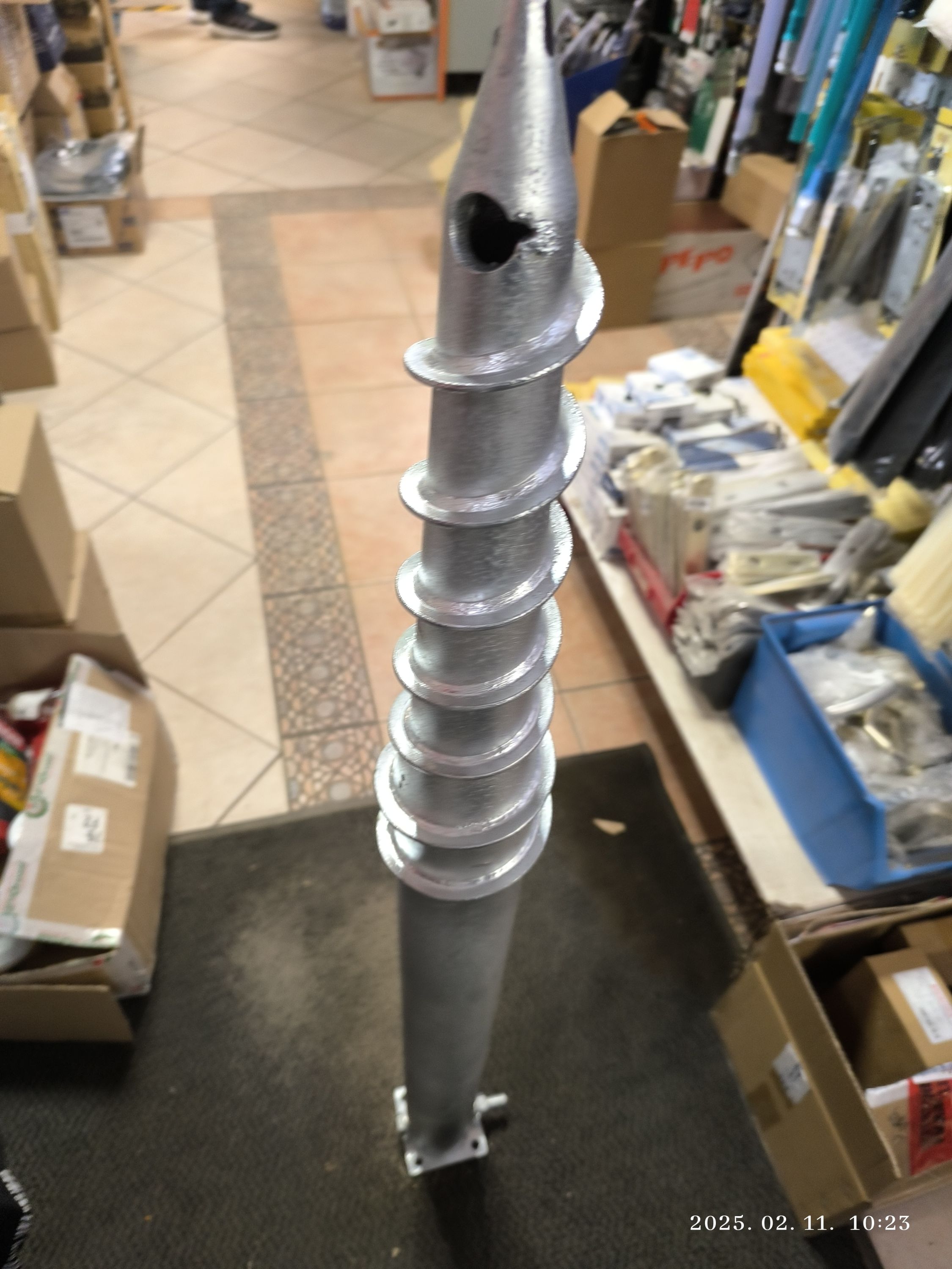 KO D Talajcsavar 100x70 csavaros tartóoszlop I=1250mm d:70 termék fő termékképe