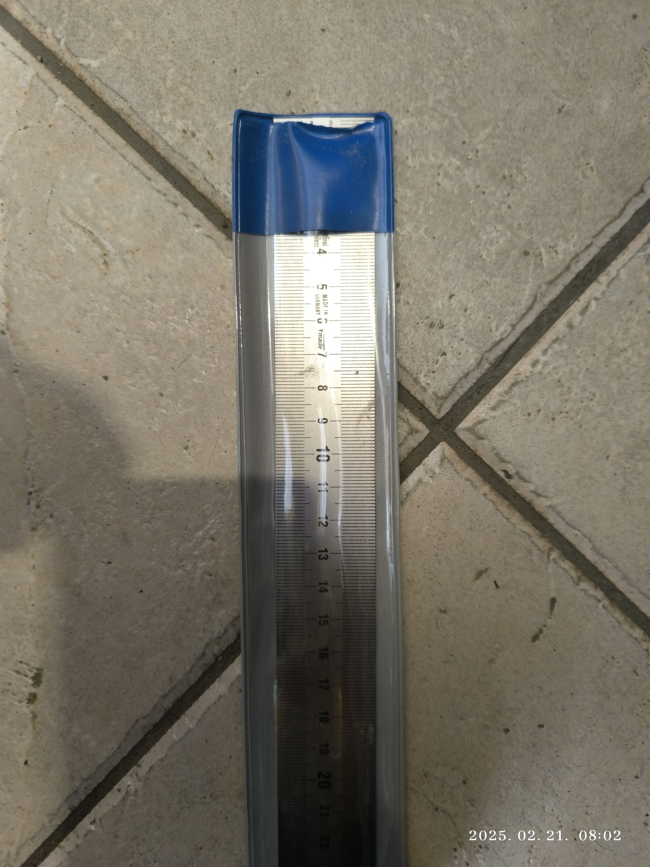 VOGEL GERMANY VOGEL Acélvonalzó félmerev INOX leolv. balról jobbra termék fő termékképe