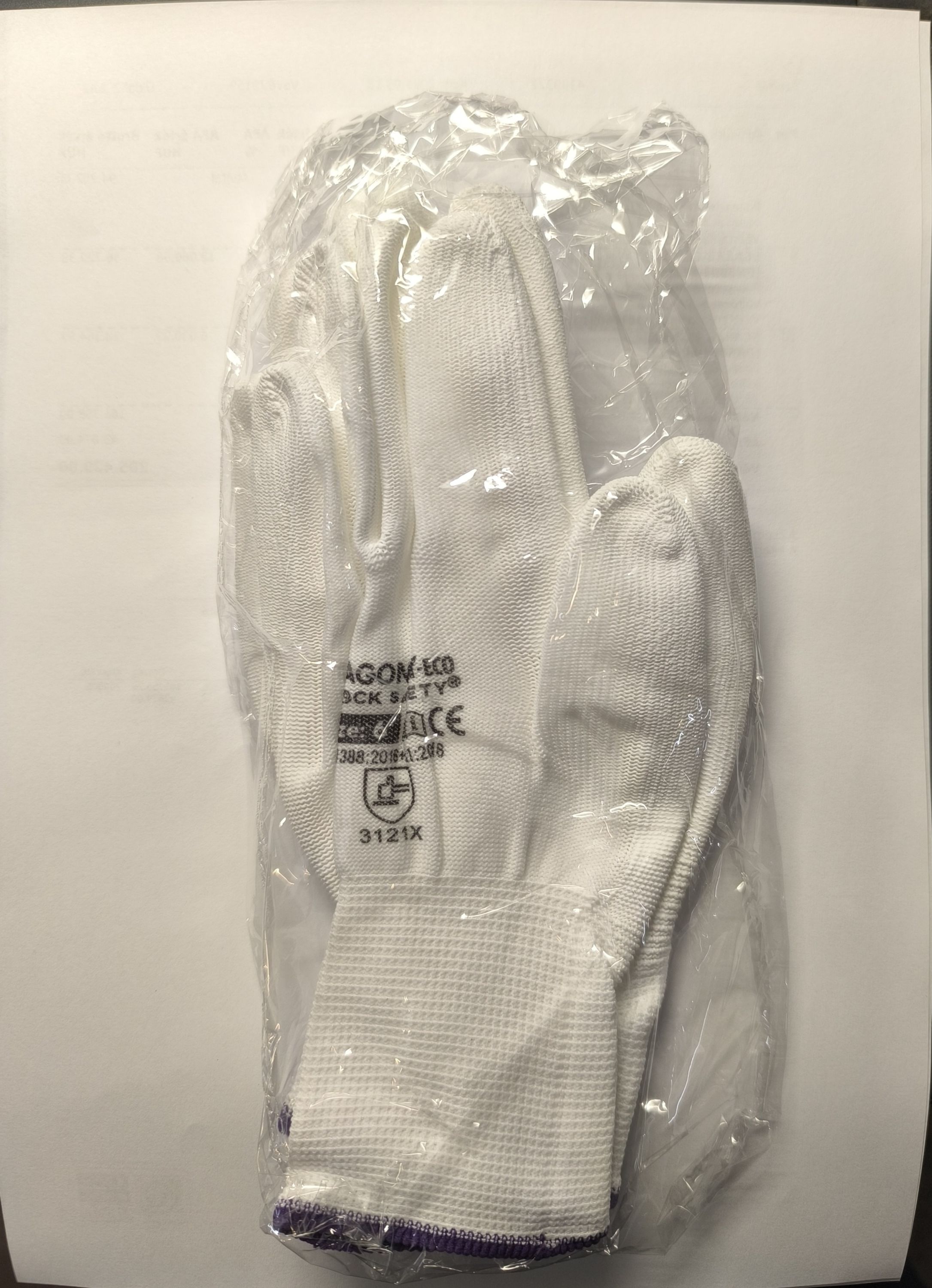 ROCK SAFETY DRAGONFLY ECO Poliészter szerelőkesztyű PU tenyérmártással 06/S termék fő termékképe