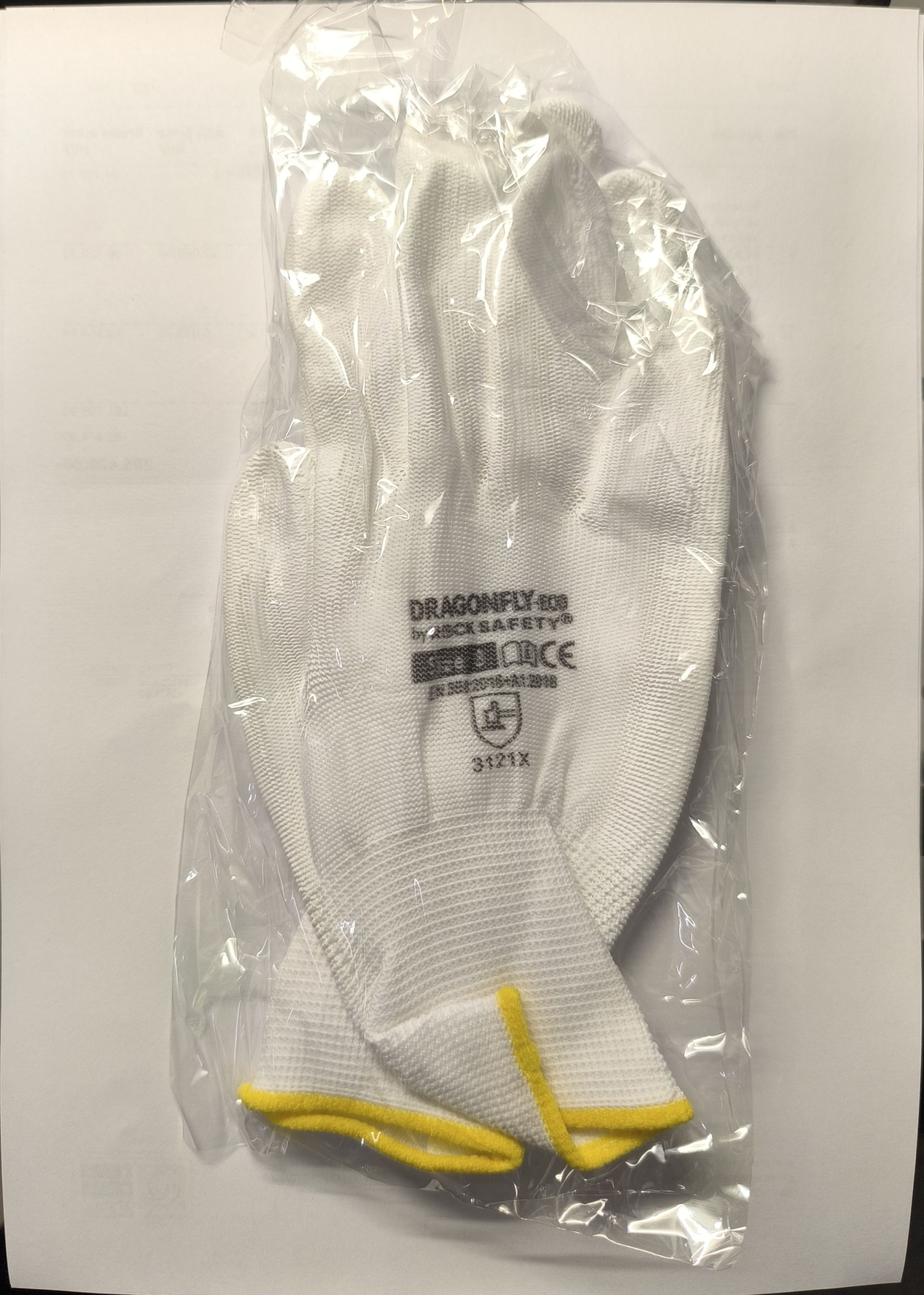 ROCK SAFETY DRAGONFLY ECO Poliészter szerelőkesztyű PU tenyérmártással 08/L termék fő termékképe