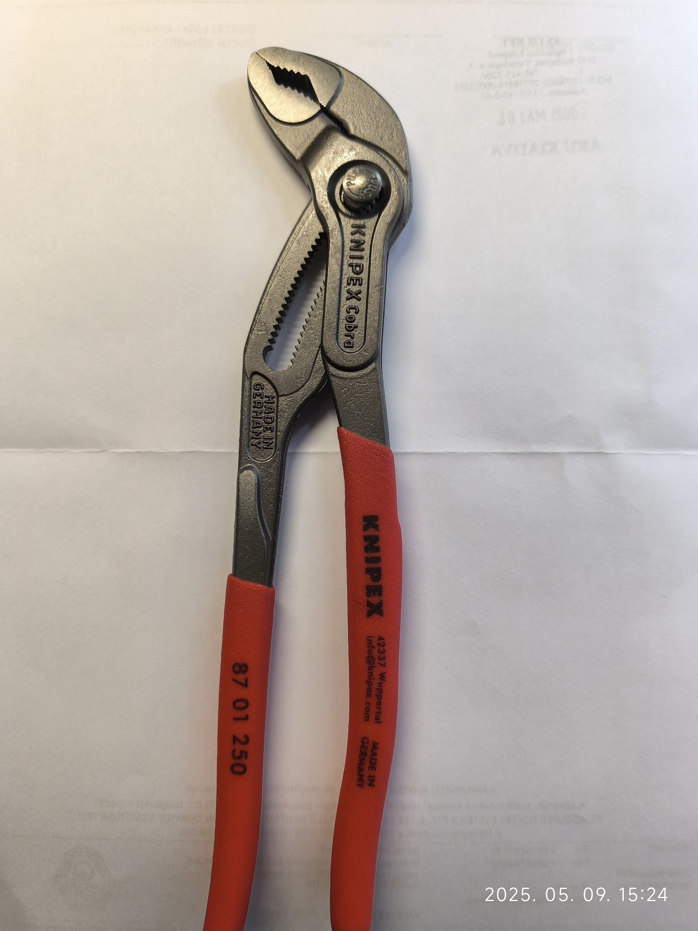 Knipex vízpumpafogó Cobra 180mm termék fő termékképe