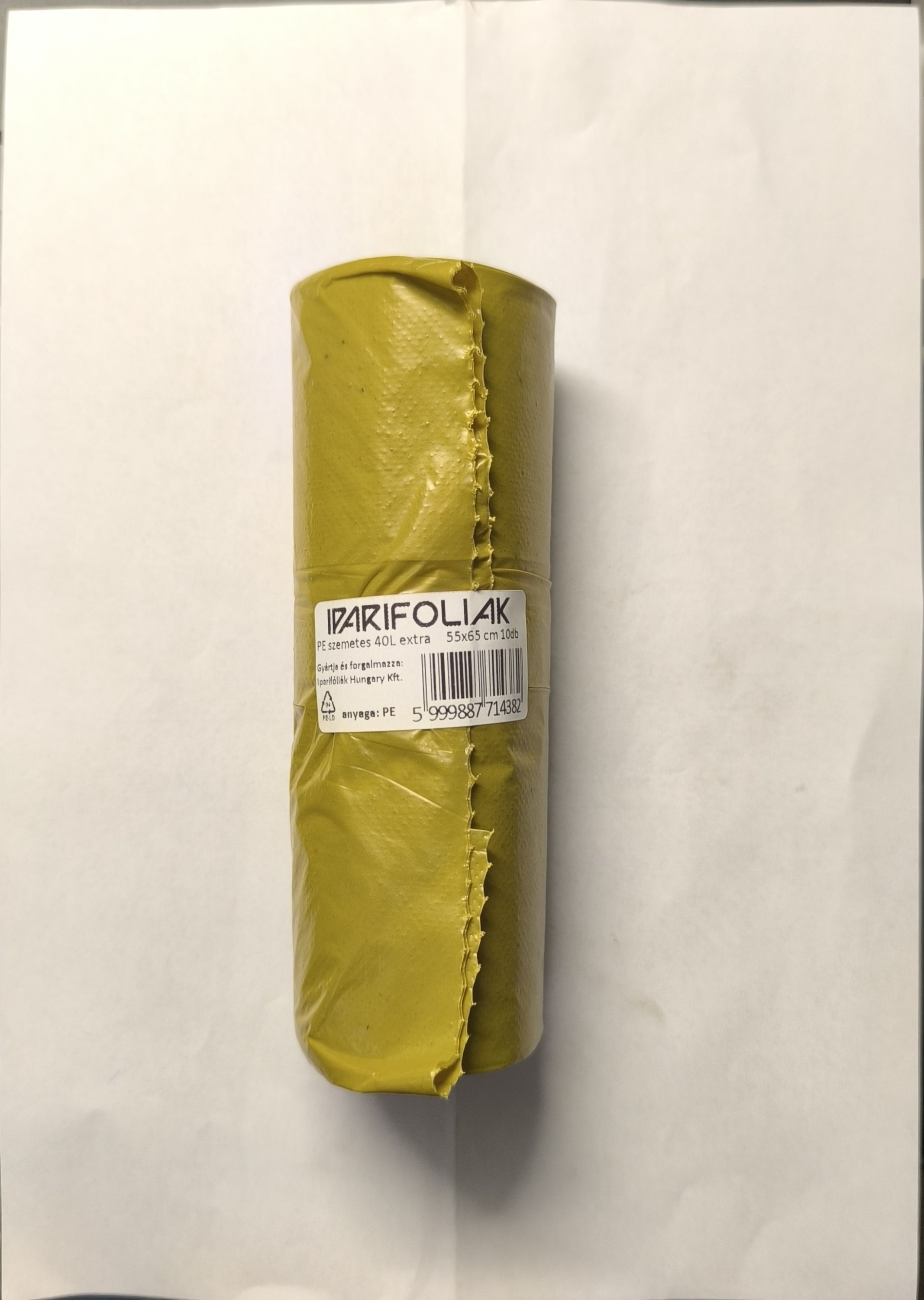 IPARIFOLIÁK szemeteszsák 55x65cm 40L 10db termék fő termékképe