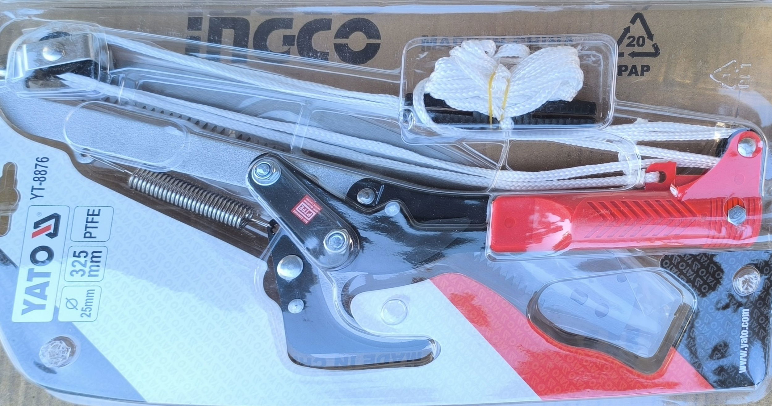 YATO Ágvágó olló+fűrésznyelezhető 325mm /28mm termék fő termékképe