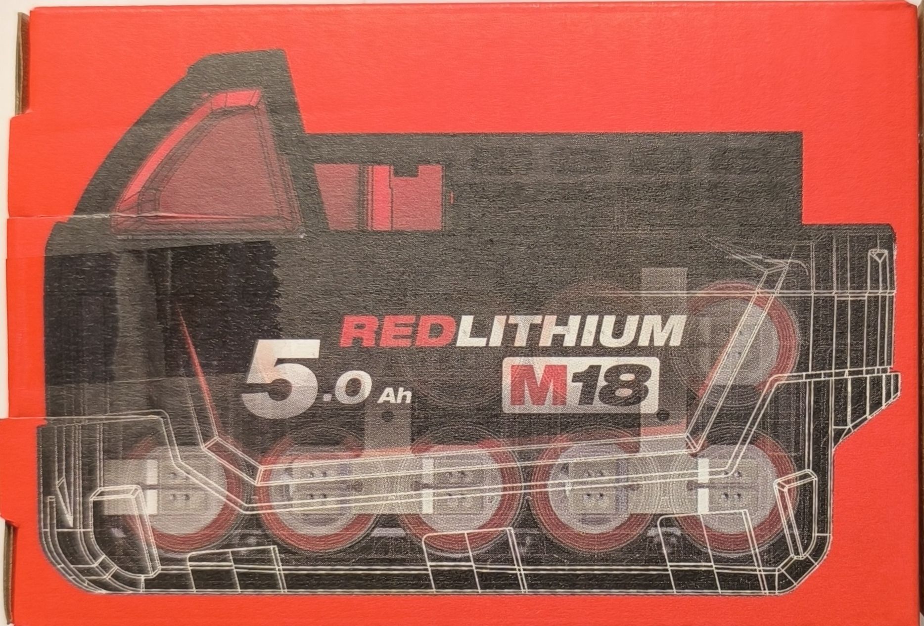 Milwaukee M18 BREDLITHIUM-ION AKKUMULÁTOR 18V 5.0Ah termék fő termékképe