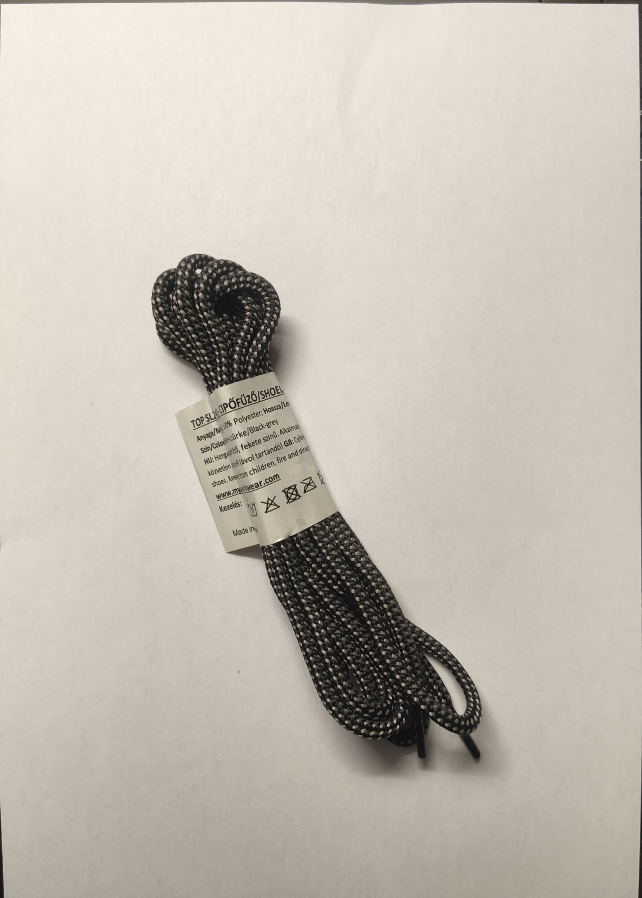 Top cipőfűző 140 cm fekete termék fő termékképe