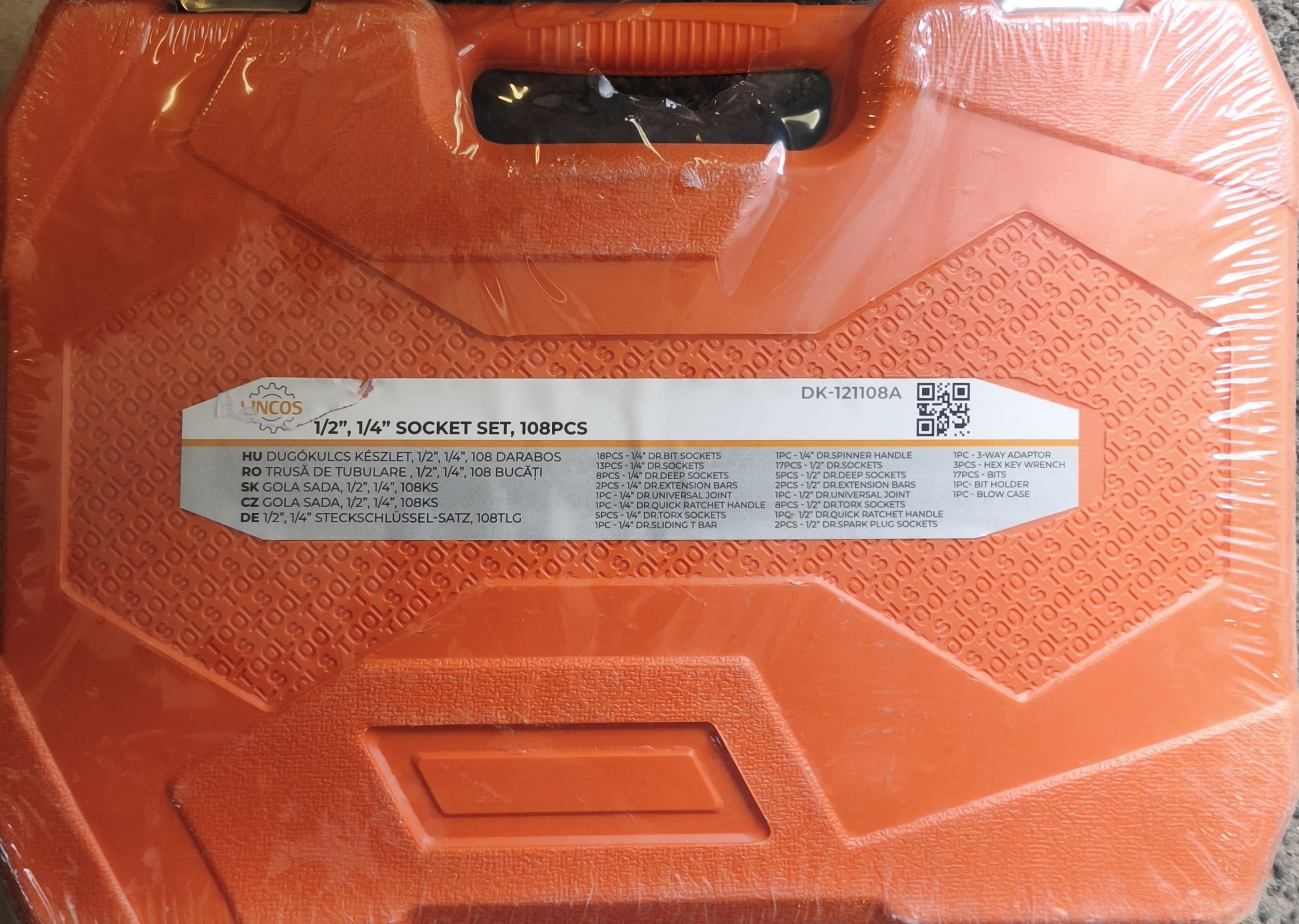 LINCOS Dugókulcs készlet 1/2", 1/4"  108 darabos termék fő termékképe