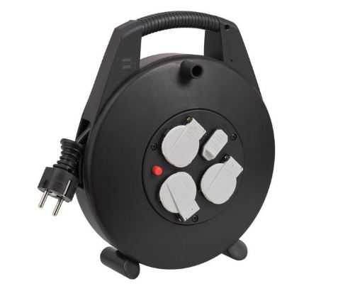 Brennenstuhl Hosszabbítókábel-dob Vario-Line IP20 PVC 10m 3x DE F típusú (CEE 7/3) aljzat / USB-A aljzat - DE F típusú (CEE 7/4) dugó termék fő termékképe