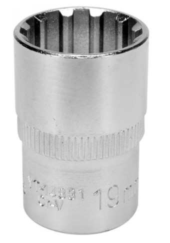 YATO Dugókulcs Spline 1/2" 19 mm CrV termék fő termékképe