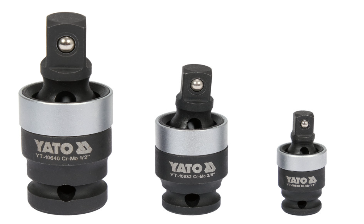 YATO Gépi csuklós csatlakozó készlet 3 részes 1/4" 3/8" 1/2" CrMo termék fő termékképe
