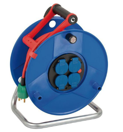 Brennenstuhl Hosszabbítókábel-dob Garant IP44 PVC 40m 4x K típusú aljzat, Dánia - DK K típusú dugó termék fő termékképe
