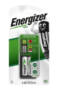 Energizer Akkutöltő Mini + 2x2000mAh AA termék fő termékképe