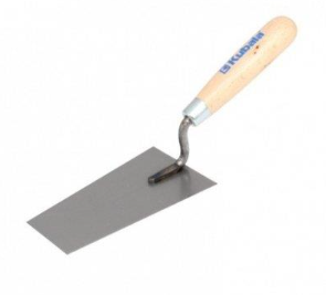 KUBALA Acél stukkó trapézkanál, 80x145x55 mm, bükkfa nyél termék fő termékképe