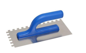 KUBALA Rozsdamentes simító, 130x270 mm, műanyag markolat, fogazás 12x12 mm termék fő termékképe