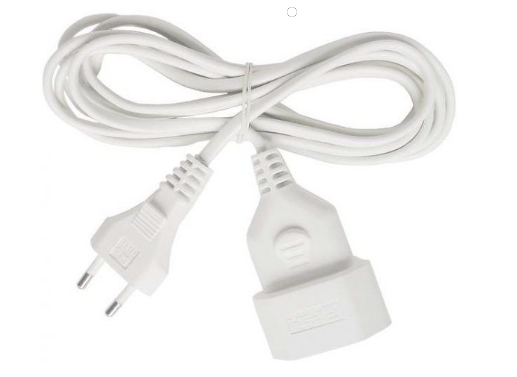 Brennenstuhl Hosszabbítókábel IP20 PVC Euro C típusú (CEE 7/16) dugó - DE F típusú (CEE 7/3) aljzat 5m Fehér termék fő termékképe