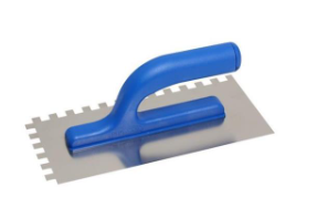 KUBALA Rozsdamentes simító, 130x270 mm, műanyag markolat, fogazás 4x4 mm termék fő termékképe