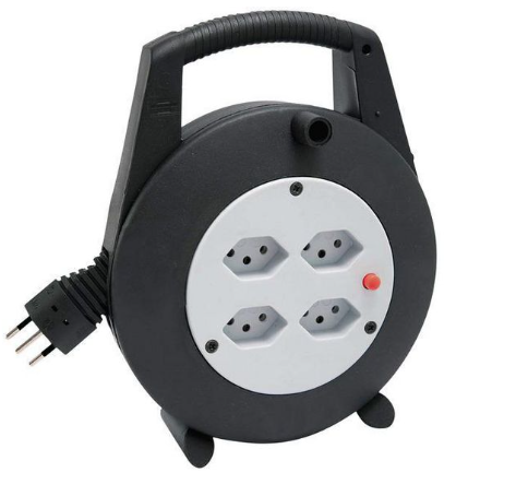 Brennenstuhl Hosszabbítókábel-dob Vario-Line IP20 PVC 20m 4x CH J típusú (T13) aljzat - CH J típusú (T12) dugó termék fő termékképe