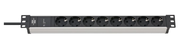 Brennenstuhl Áramelosztó egység Alu Line 8x DE F típusú (CEE 7/3) aljzat - DE F típusú (CEE 7/4) dugó termék fő termékképe