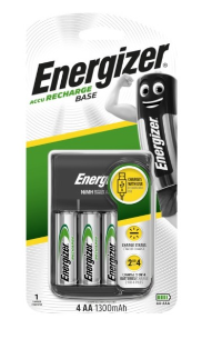 Energizer Akkutöltő Base + 4x1300mAh AA - USB termék fő termékképe