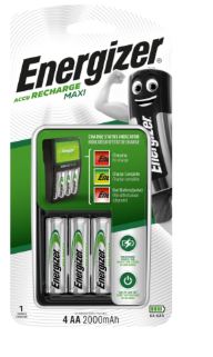Energizer Akkutöltő Quattro Maxi + 4db 2000mAh AA termék fő termékképe