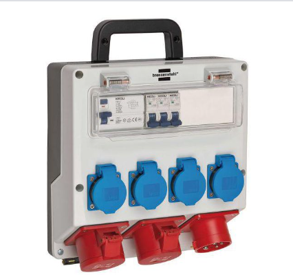 Brennenstuhl Elosztódoboz 6x DE F típusú (CEE 7/3) aljzat / CEE aljzat - CEE Plug Kék / Piros termék fő termékképe