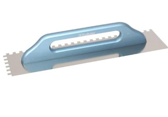 KUBALA Rozsdamentes simító, 130x480 mm, lakozott bükkfa markolat, fogazás 8x8 mm termék fő termékképe