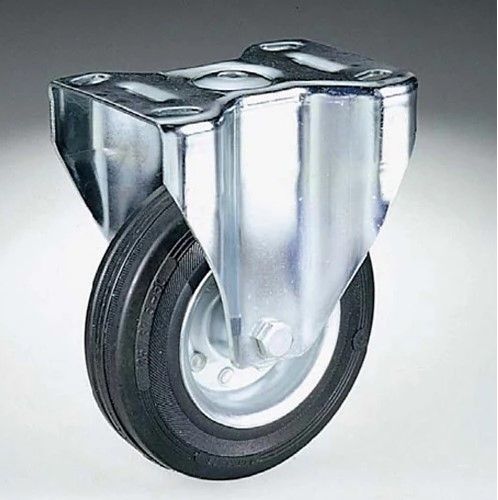 CEBORA Fix villás, siklócsapágyas gumi kerék 150 fekete termék fő termékképe