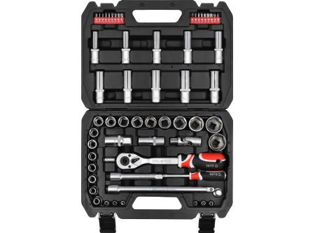 YATO Dugókulcs készlet 60 részes 1/2" 1/4" CrV termék fő termékképe