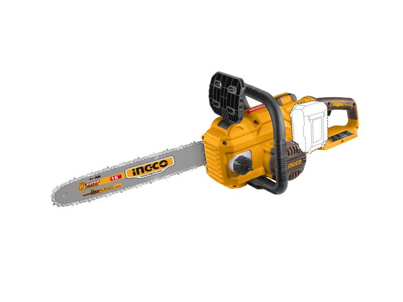 INGCO Akkus láncfűrész 400mm szénkefe nélküli 2x20V (akku és töltő nélkül) termék fő termékképe