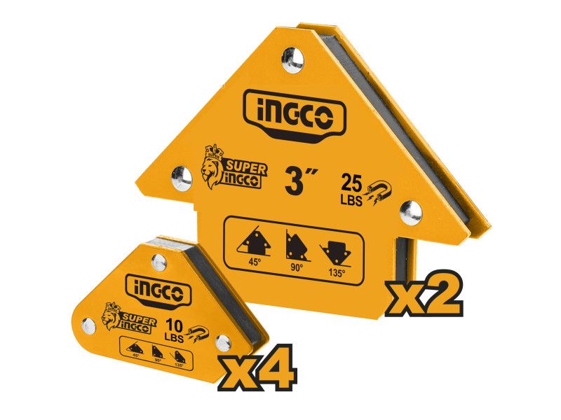 INGCO hegesztő mágnes készlet 6 darabos termék fő termékképe