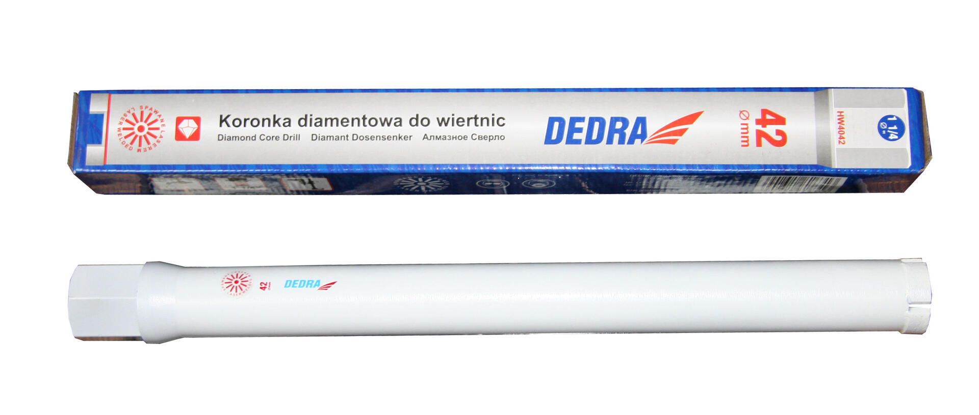 DEDRA Gyémánt koronás fúrófej 42mm/400mm termék fő termékképe
