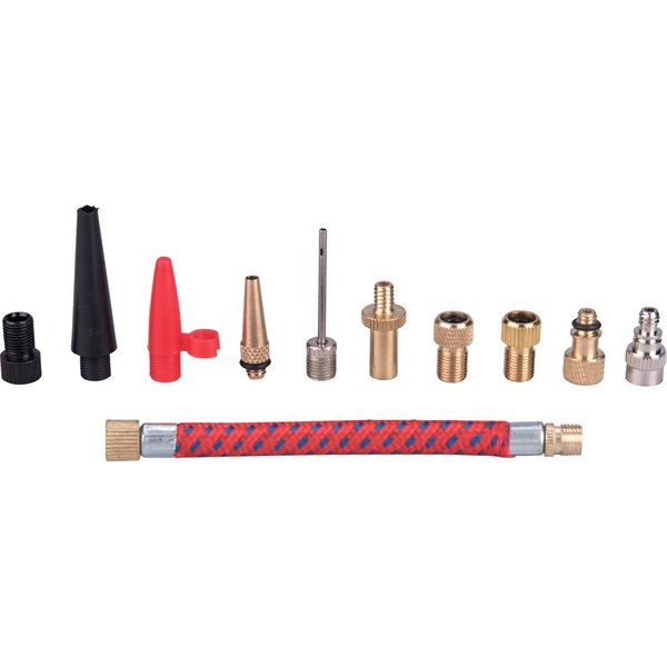 EXTOL Tömlővég/csőr készlet 11 db, gumiabroncs fúvató pisztolyhoz, max. 8 Bar, G 1/4 menetes csatlakozó termék fő termékképe