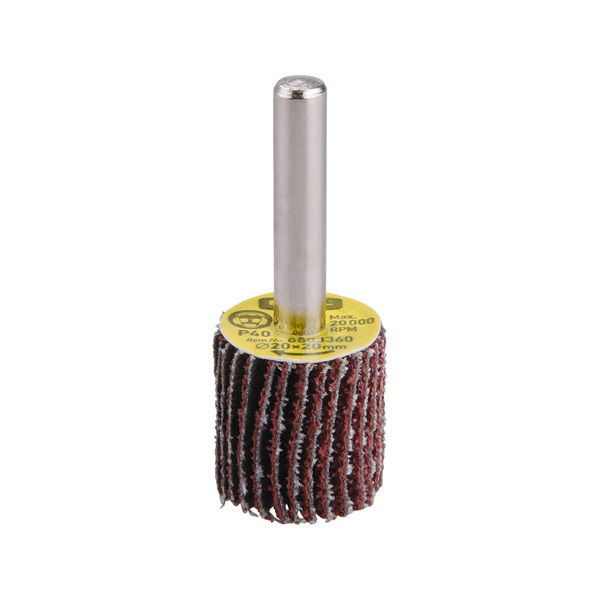 EXTOL Lamellás csiszoló, csapos, 6 mm befogás, Alu-Oxid, 20×20mm; P60, max.: 20.000 ford./perc termék fő termékképe