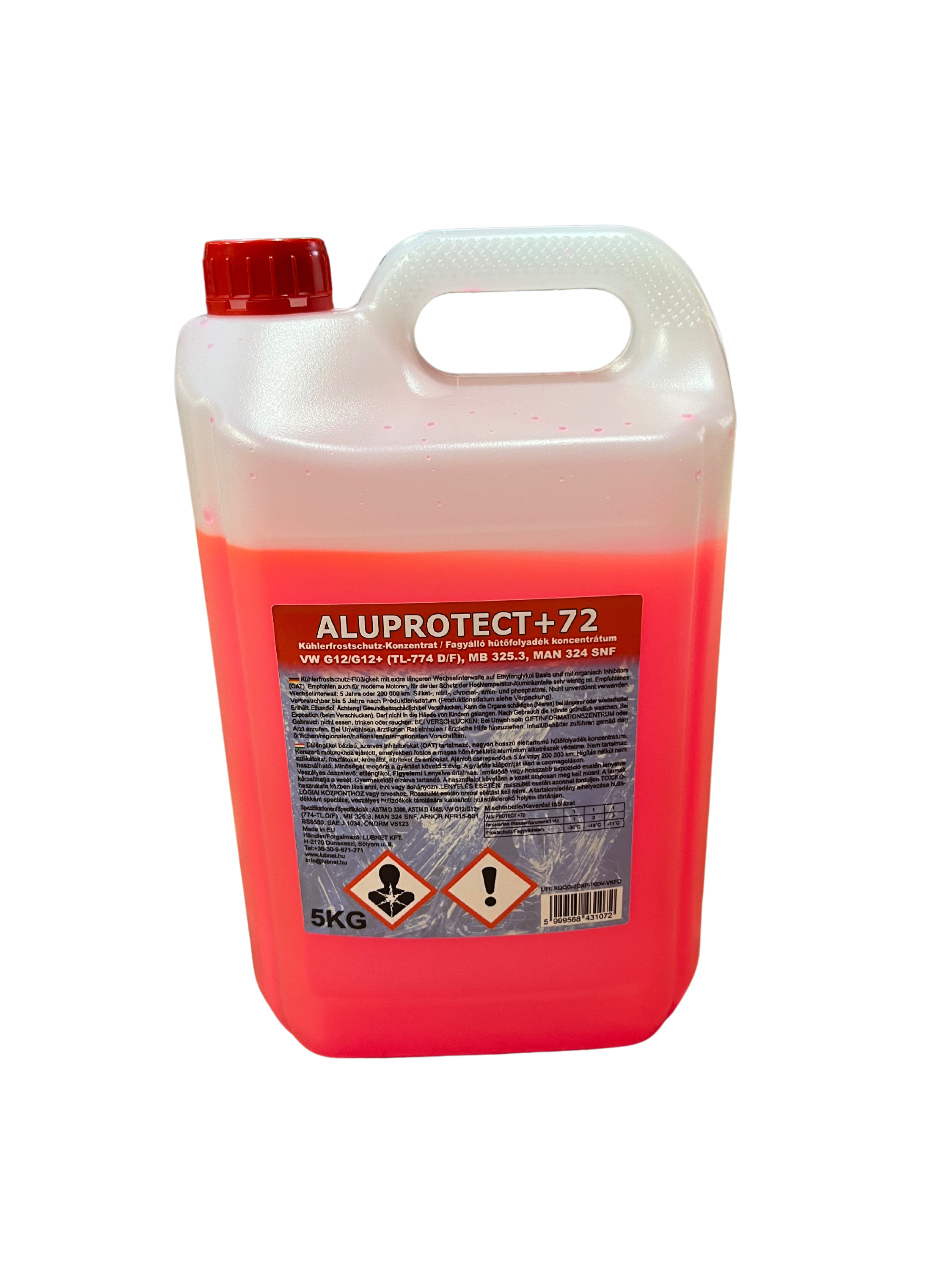 Alu Protect+ Fagyálló Koncentrátum Rózsaszín 5kg -72°C termék fő termékképe