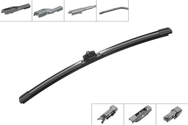 Bosch Ablaktörlő lapát Aero Twin Plus 380mm/15" AP15U +adapterekkel termék fő termékképe