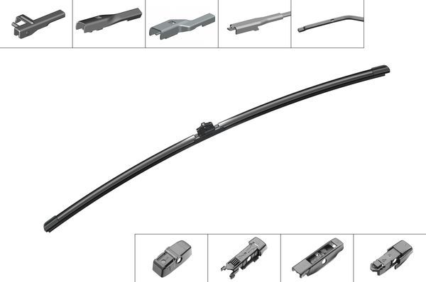 Bosch Ablaktörlő lapát Aero Twin Plus 600mm/26" AP24U +adapterekkel termék fő termékképe