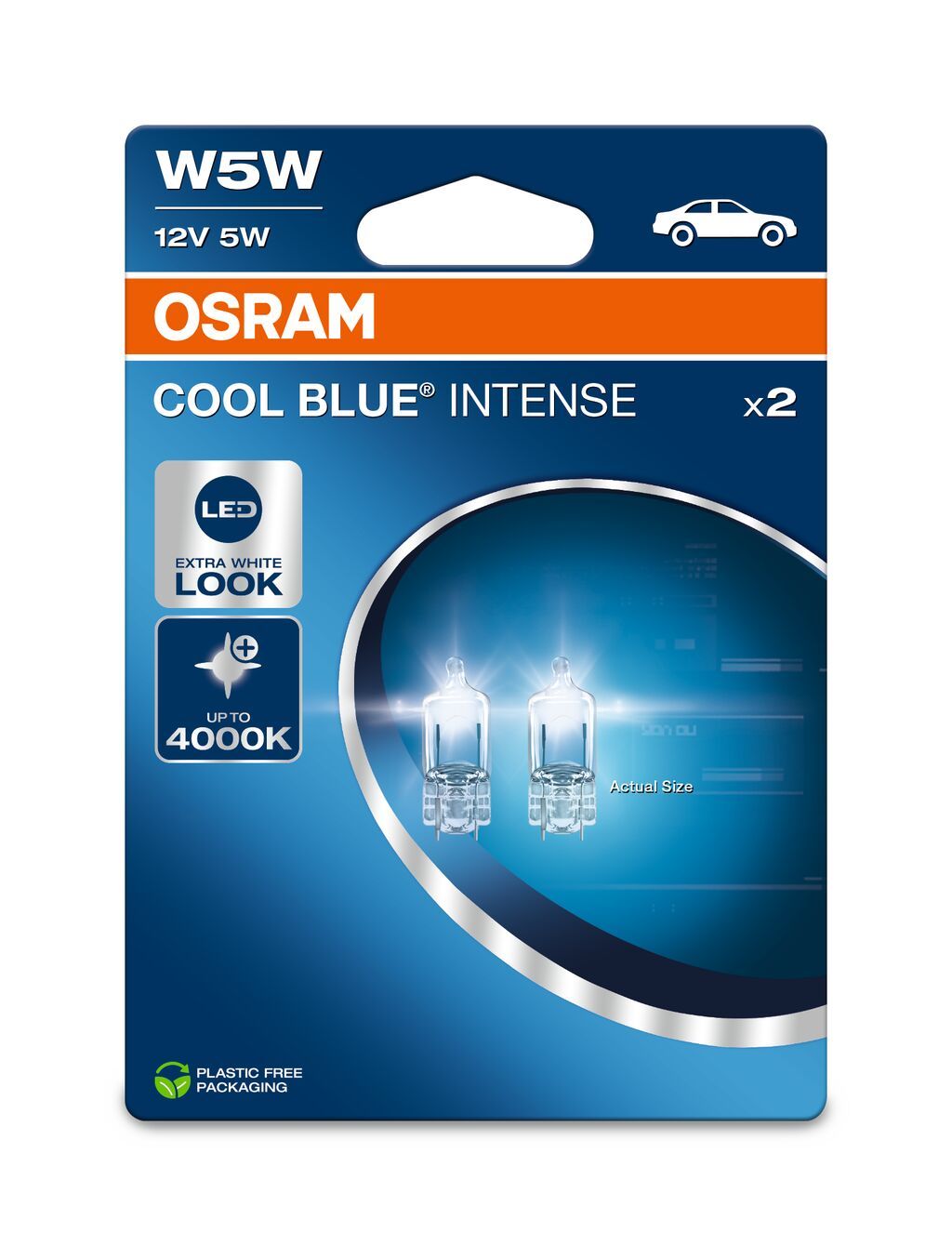 Osram Jármű izzó 12V W5W kék Cool Blue Intense termék fő termékképe