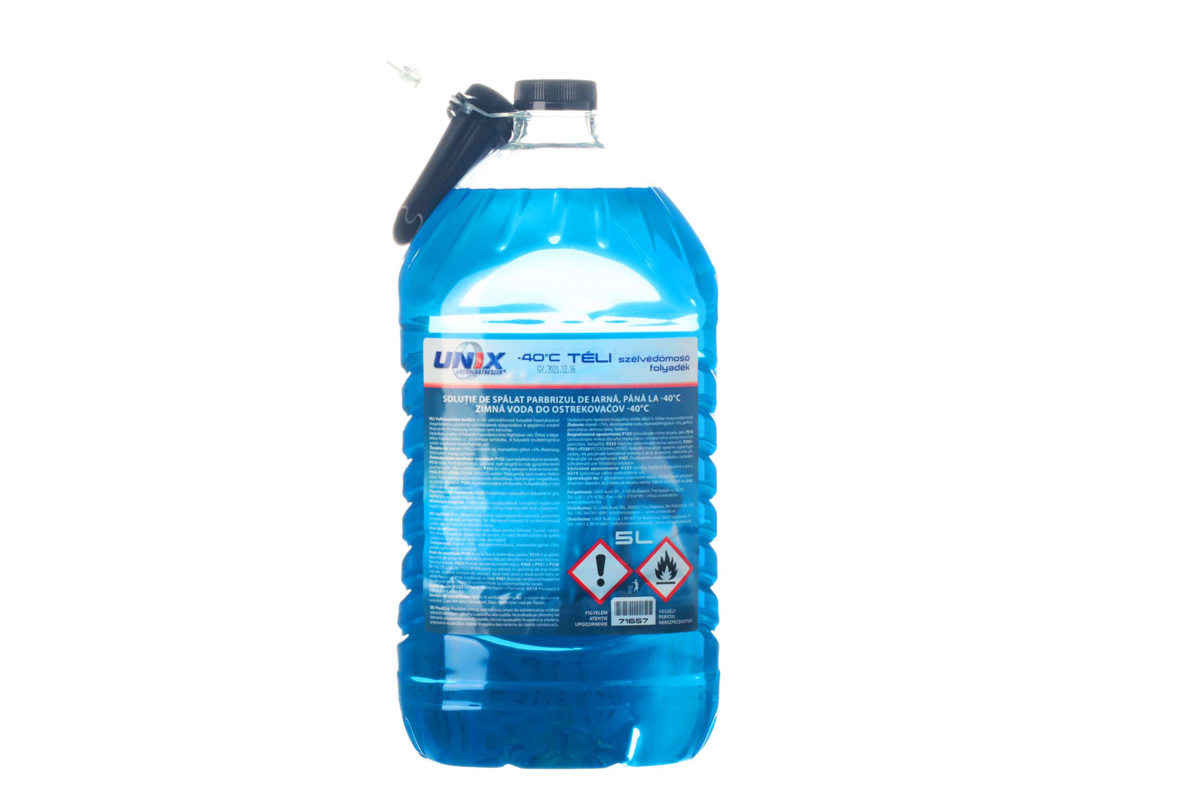 Szélvédőmosó folyadék GKS illatosított Téli -40°C 5L termék fő termékképe