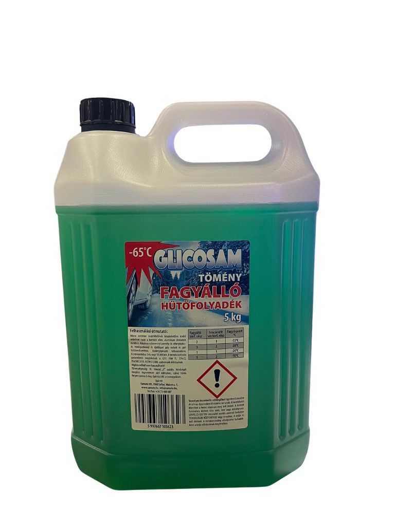 Glicosam Fagyálló Koncentrátum Zöld 5L -65°C termék fő termékképe