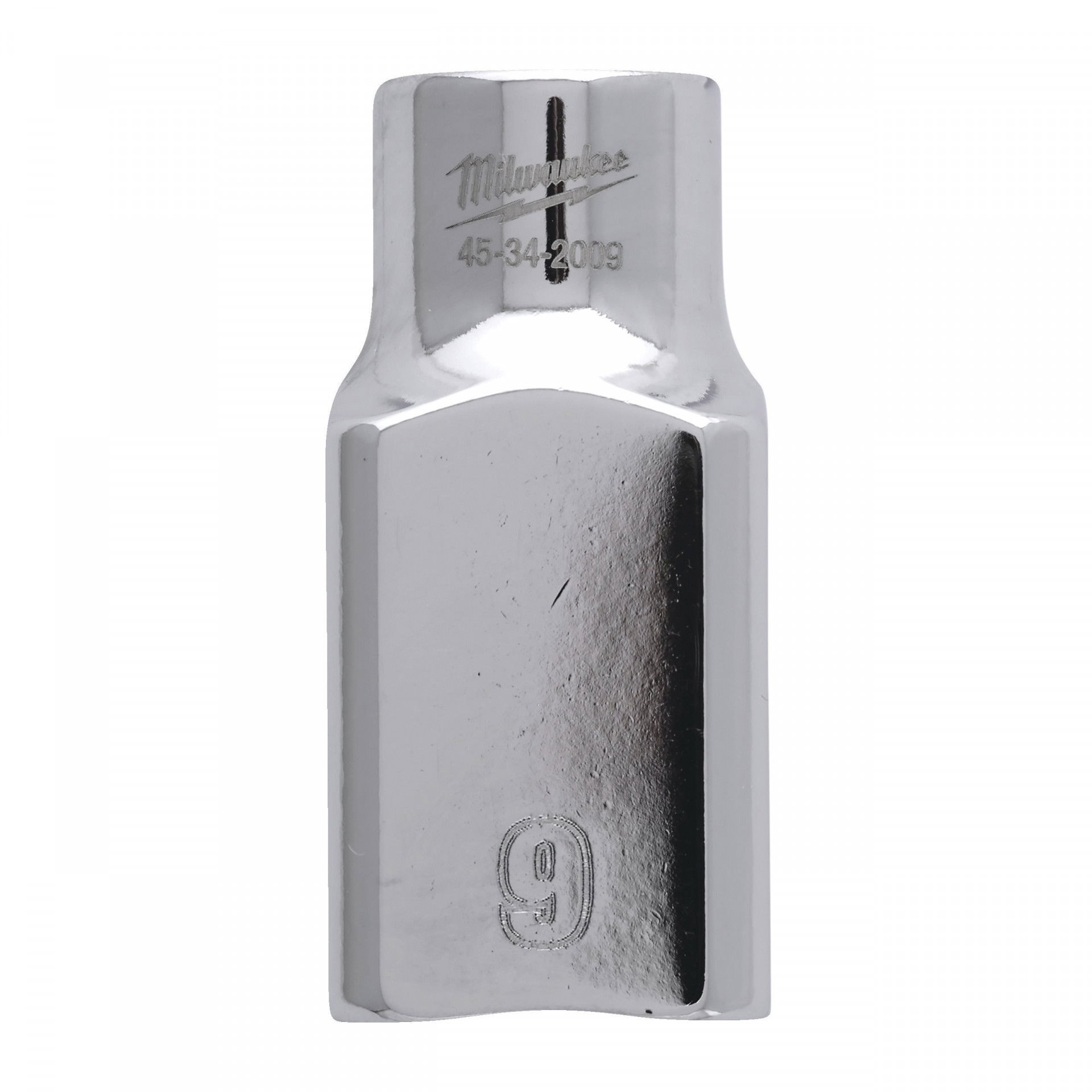 Milwaukee FOUR FLAT™ oldalú 1/2"-os dugókulcs fej, rövid, 6-lapú, 9 mm termék fő termékképe