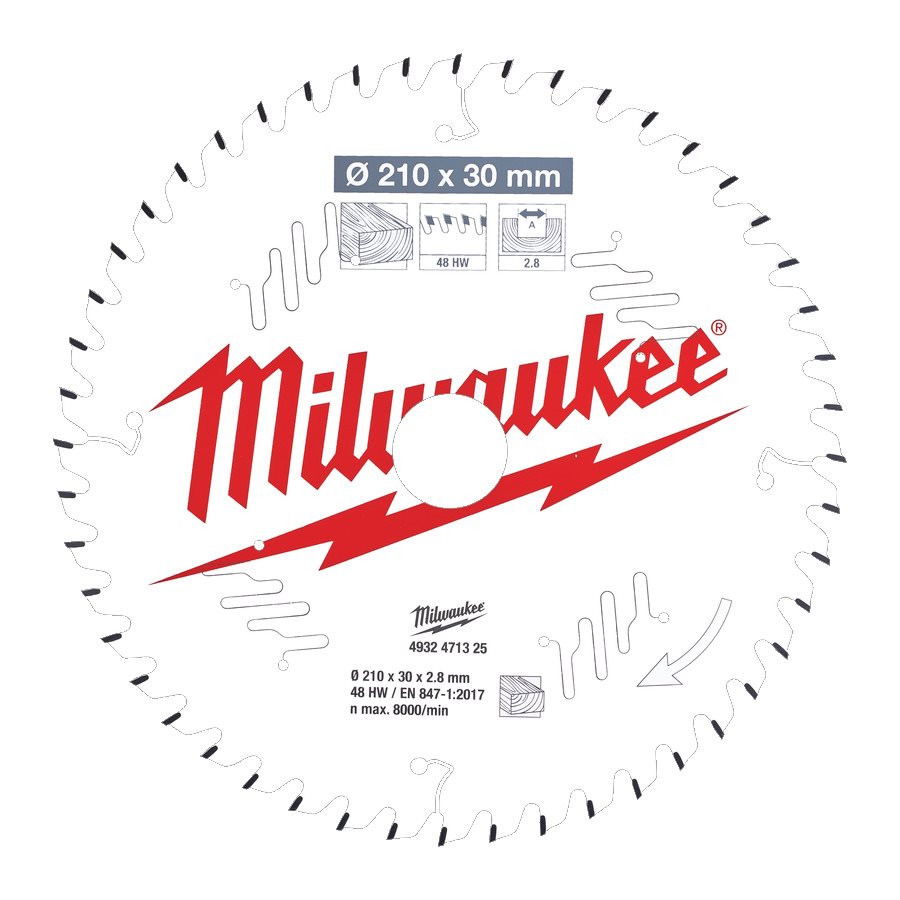 Milwaukee CSB P W körfűrészlap 210/30/48ATB termék fő termékképe