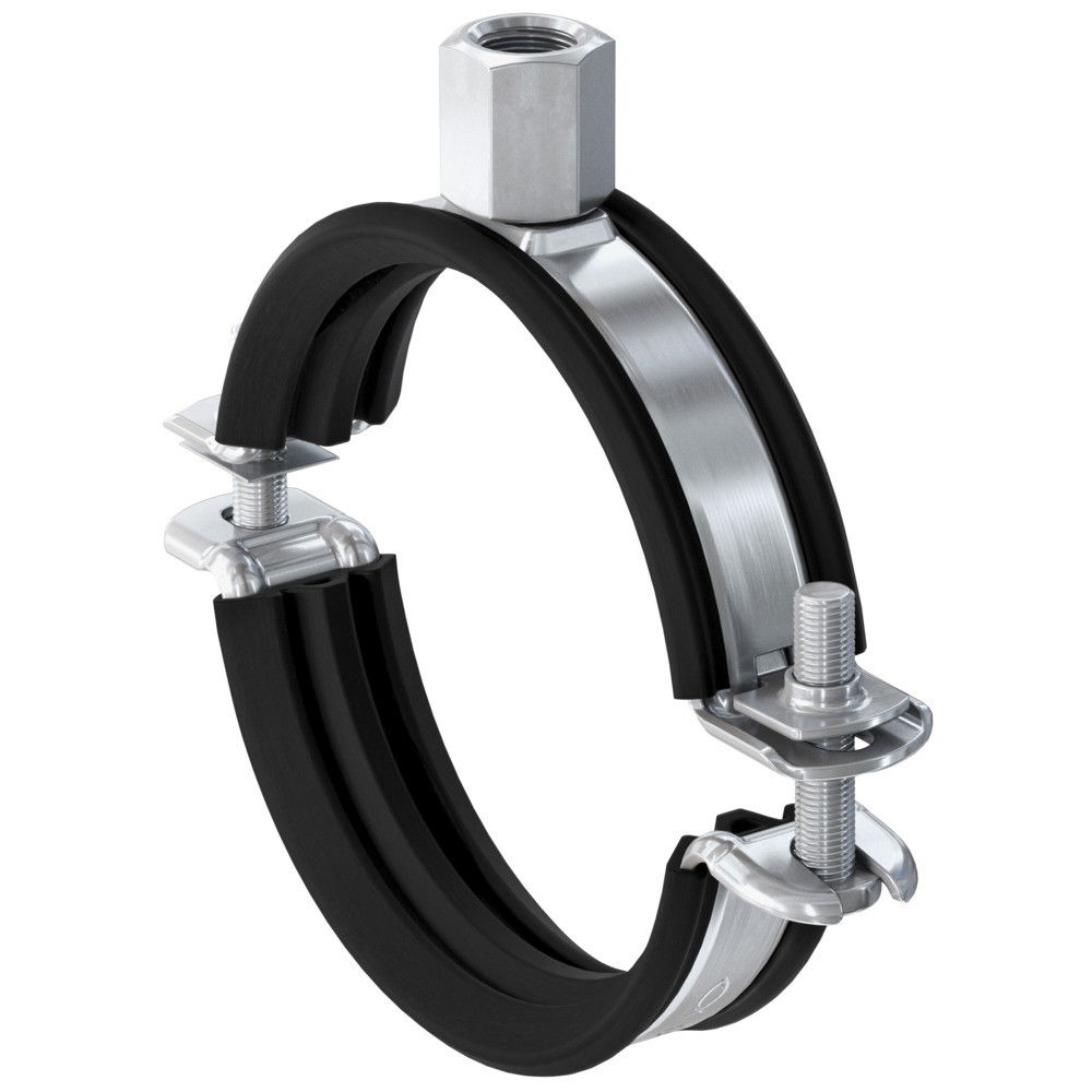 Fischer FRS-L 85 - 93 M8 / M10 kétcsavaros gumibetétes csőbilincs, 10 db/csomag termék fő termékképe